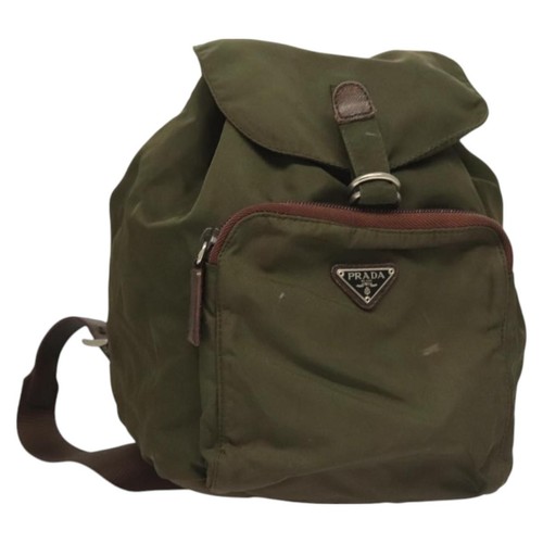 Prada backpack nylon - prada, khaki