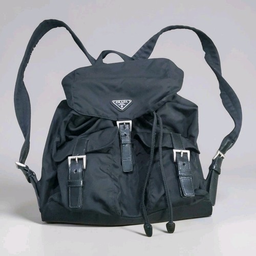 Prada vela nylon tessuto black - prada,