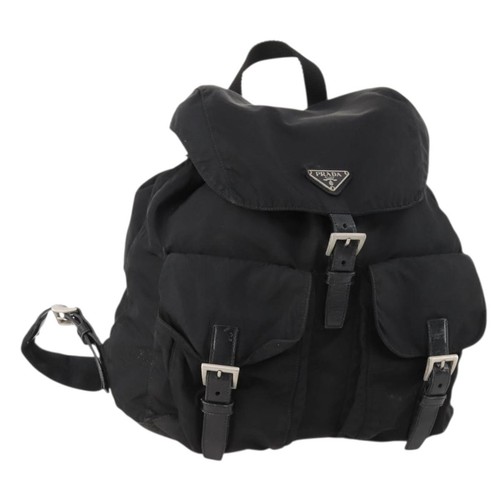 Prada backpack nylon black - backpack,