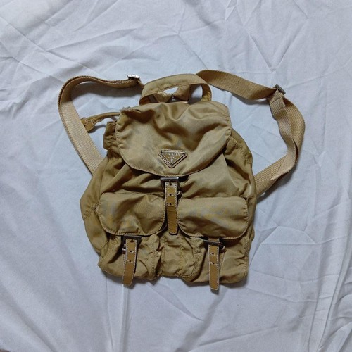 Prada nylon backpack rucksack - prada,
