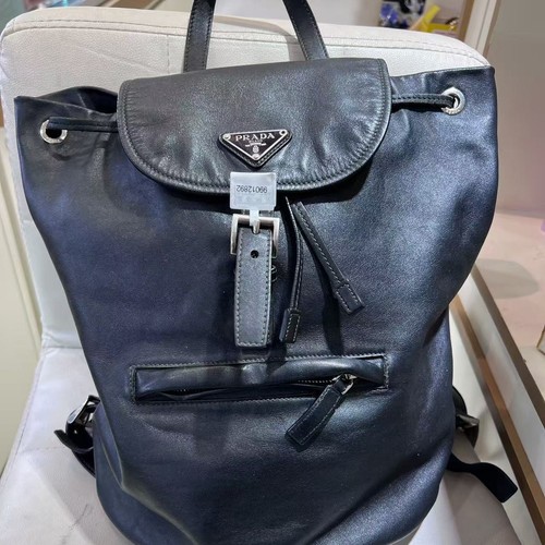 Prada soft calfskin - calfskin, black
